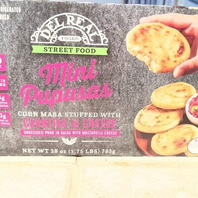 Mini Pupusas: carnitas & cheese