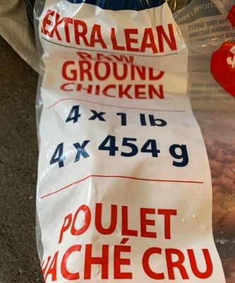 Poulet haché cru extra maigre