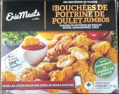 Nos Bouchées de Poitrine de Poulet Jumbos