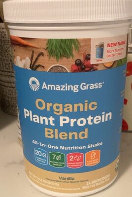 Organic plant protein