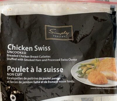Chicken Swiss Uncooked