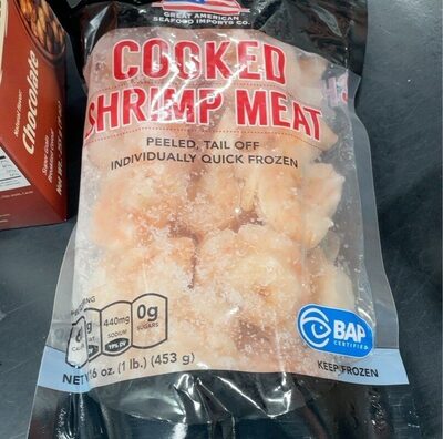 Cooked shrimp meat