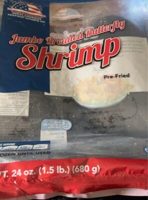 Jumbo breaded butterfly shrimp