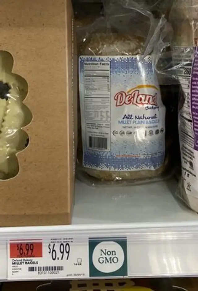 All Natural Millet Bagels front packaging