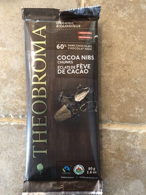 60% Chocolat noir éclats de fève de cacao