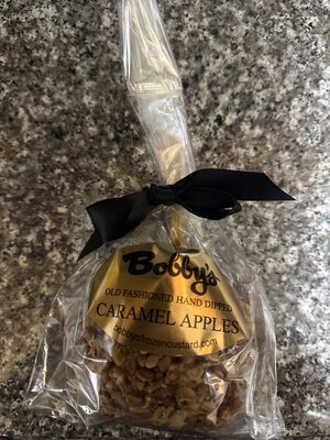Old fashioned hand dipped caramel apples
