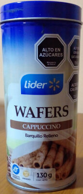 Waffers Cappucino front packaging
