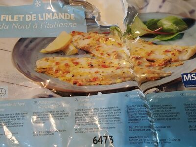 Filet de limande du nord à l'italienne