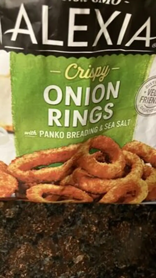 Crispy Onion Rings front packaging