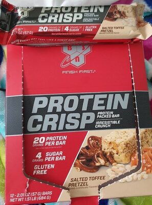Bsn Protein Crisp Salted Toffee Pretzel
