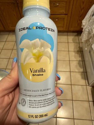 Vanilla Protein front packaging