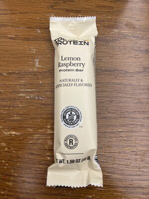 Lemon raspberry bar front packaging