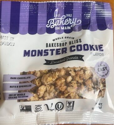 Monster cookie granola