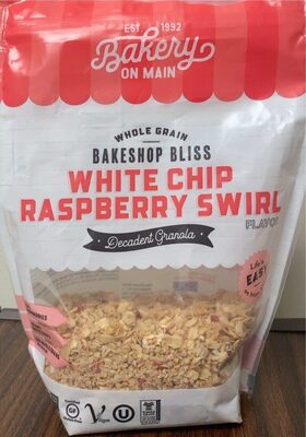 White Chip Raspberry Swirl Granola