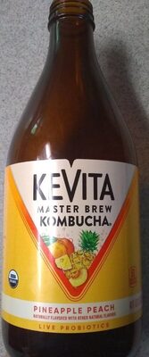 Organic Master Brew Kombucha Pineapple Peach