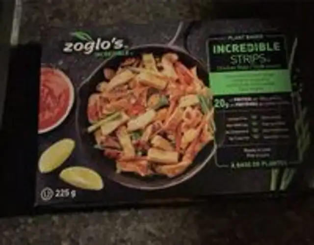 Plant based incredible strips chicken style