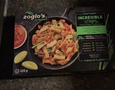 Plant based incredible strips chicken style