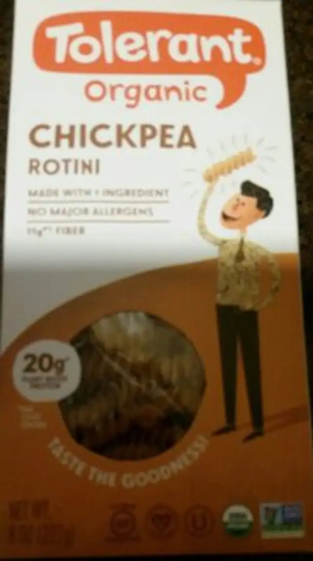 Organic Chickpea Rotini front packaging