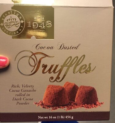 Cocoa dusted truffles