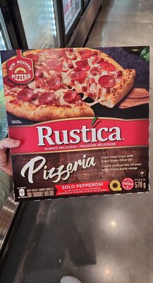 Rustica Pizzeria Solo Pepperoni front packaging