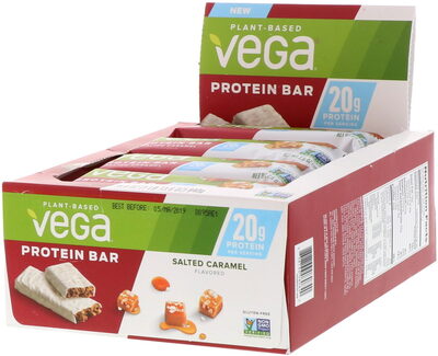 Salted caramel flavored protein bars