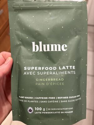 Blume gingerbread drink