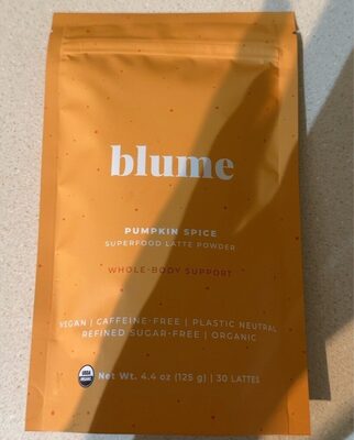 Blume Pumpkin spice superfood latte powder