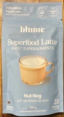 Nut Nog with Reishi, Superfood Latte