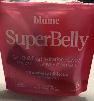 Strawberry Hibiscous Super Belly Hydration Powder