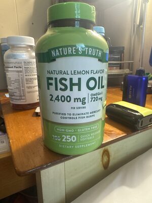 Natural Lemon Flavor Fish Oil