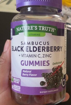 Sambucus black elderberry + Viamin C , Zinc