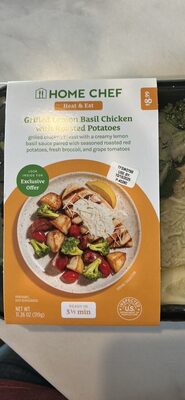 Grilled Lemon Basil Chicken with Roasted Potatoes