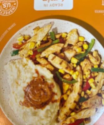 Blackened chicken with mashed potatoes