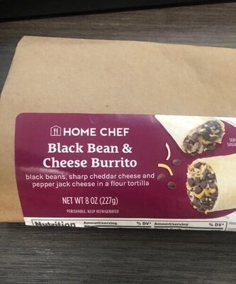 Black Bean & Cheese Burrito