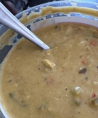 Thai-style chicken coconut curry soup