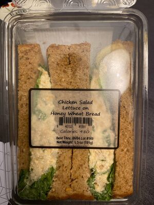 Chicken Salad (Honey Wheat Bread)