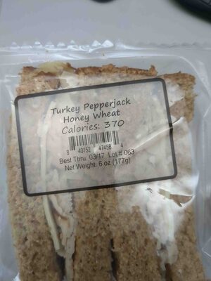 Turkey breast pepperjack cheese front packaging