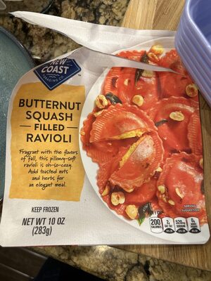 Butternut Squash Filled Ravioli