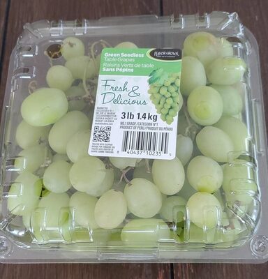 Green Seedless Table Grapes