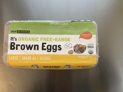 Organic Free-Range Brown Eggs
