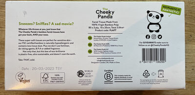 Ultra Sustainable Tissue front packaging