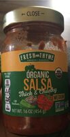 Organic Salsa Thick & Chunky Medium