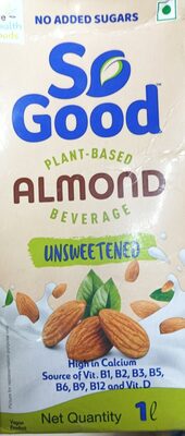 Almond milk unsweetened