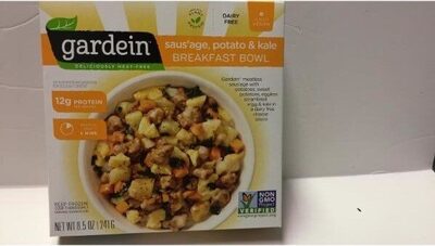 Meatless saus'age with potatoes