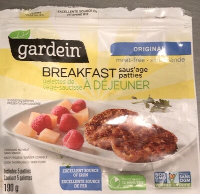 Original Plant-Based Breakfast Saus'ge Patties (Canada)