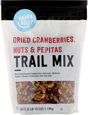 Dried Cranberries, Nuts & Pepitas Trail MIx