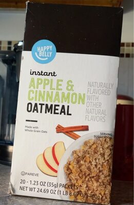 Instant Apple & cinnamon Oatmeal