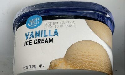 Vanilla ice cream