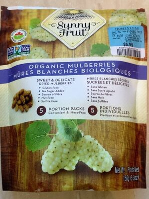 Organic Mulberries // Organic Mulberries/Mures Blanches Biologiques