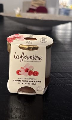 Hibiscus Raspberry Creamy Whole Milk Yogurt